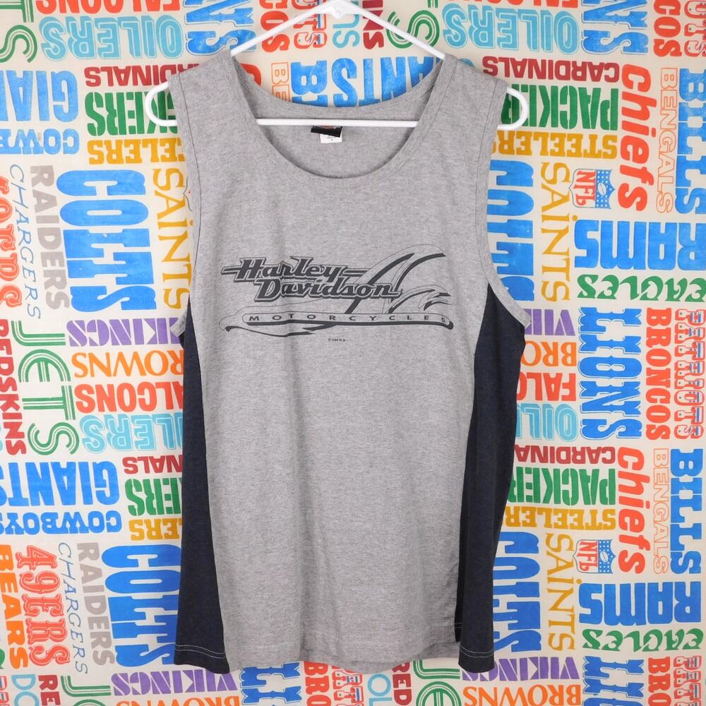 Vintage 1996 Harley Davidson Tank Top Size M Dudley Perkins San Francisco USA